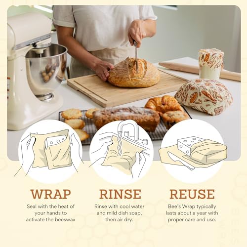 Bee's Wrap Beeswax Wrap Roll, 14 x 52 in - Image 6