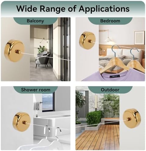 Retractable Clothesline Indoor, Laundry Line Clothes - Image 4