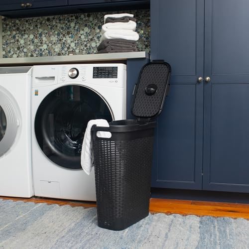 Mind Reader Slim Laundry Hamper - Image 2
