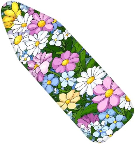Nuxovilar Mixed Flowers Ironing Board Cover 15x54 Polyester by Nuxovilar