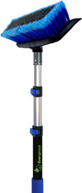 EVERSPROUT Scrub Brush, 1.5 to 3ft Pole, Rubber Bumper, No-Scratch | by EVERSPROUT