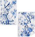 Chinoiserie Wildflower Bird Kitchen Towels Set of 2 by ColorfulLifeStartingwithYourCuteTowel
