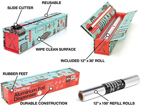 ChicWrap BBQ Tools Refillable Foil Dispenser - Image 6
