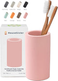 Handmade Diatomite Drying Stone Toothbrush Holder Stand | Modern Ceramic-Look by HouseSister