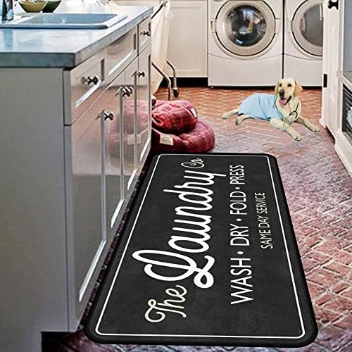 Laundry Room Long Mat Area Rug Non-Slip Floor Mat Waterproof Farmhouse Carpet - Image 5
