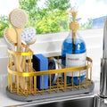 Sink Caddy Kitchen Sink Organizer, Sponge & Brush Holder, Stone Drying Mat by HOKEMOM
