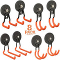 ULIBERMAGNET Heavy Duty Magnetic Garage Hooks, 8 Pack Strong Large Magnet Hooks by ULIBERMAGNET