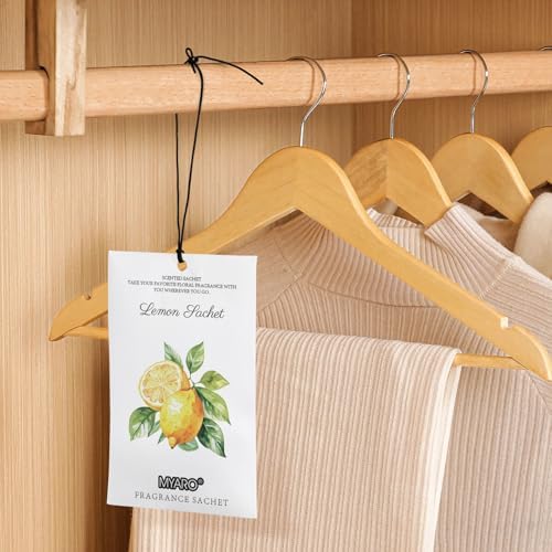 MYARO 12 Pack Lemon Scented Sachets, Closet Deodorizer Car Air Freshener - Image 6