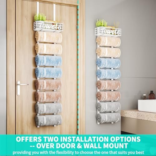 HapiRm Towel Racks for Bathroom Storage - Image 2