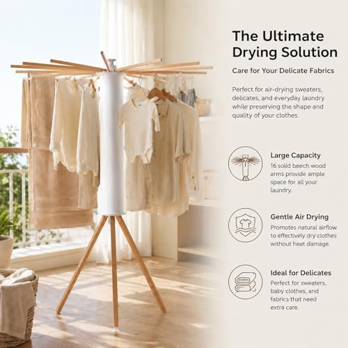 Foldable Clothes Drying Rack, Laundry Drying Rack Collapsible - Image 2