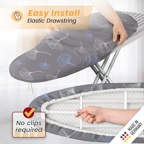 15x54 Standard Size Ironing Board Cover and Pad, Made in Germany, Heat - Image 3