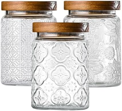Glass Storage Containers With Lids, Glass Jars With Lids by Unknown