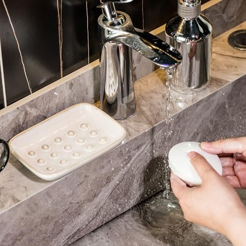Miamolo Soap Dish for Shower, Soap Holder Floating Point - Image 7