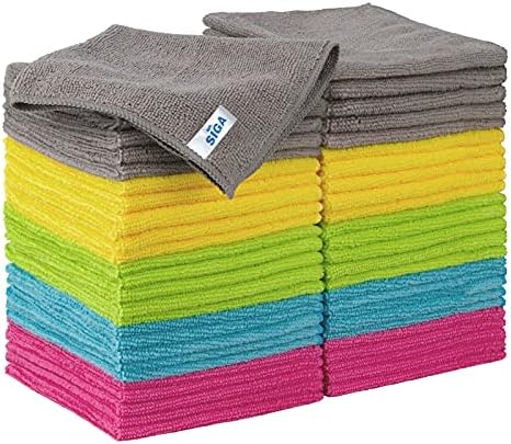 MR.SIGA Microfiber Cleaning Cloth, All Purpose Cleaning Towels by MRSIGA