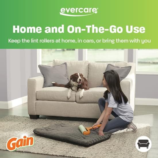 Evercare Pack of 3 Gain Scented All-Purpose Mega Lint Roller Refill Rolls - Image 8