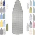 Insulated Mini Ironing Board Cover and Pad 11.8x35.4-15.7x43.3 Inch, 100% by Unknown