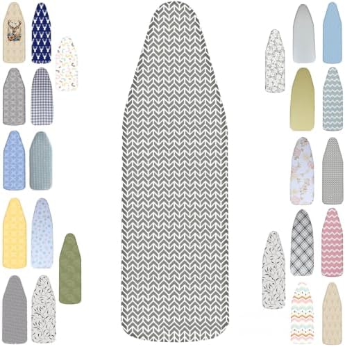 Insulated Mini Ironing Board Cover and Pad 11.8x35.4-15.7x43.3 Inch, 100% by Unknown
