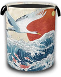 White Crane Laundry Baskets, Storage Basket by Unknown