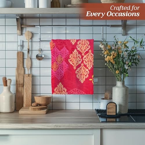 Maison d' Hermine Kitchen Towels Set of 3 Reusable 100% Cotton 27.50" x 20" - Image 5