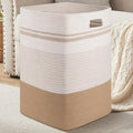 96L Extra Large Cotton Rope Laundry Basket by SIXDOVE
