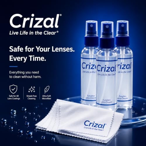 Crizal® Eyeglass Cleaning Cloth | 6 Pack | Premium Microfiber Lens Cloth | - Image 3
