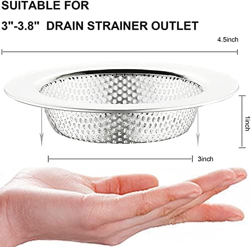LASSHSWA Kitchen Sink Strainer Stainless Steel, Kitchen Sink Drain - Image 2