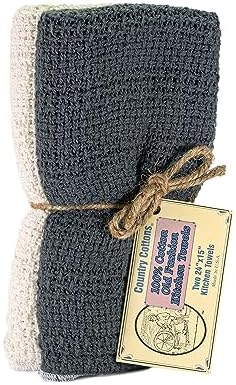 Old Fashion 100% Cotton Kitchen Towels by Country+Cottons