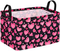 MAIZMZ Empty Gift Basket for Girls Heart Print Storage Cube for Women, Closet by MAIZMZ