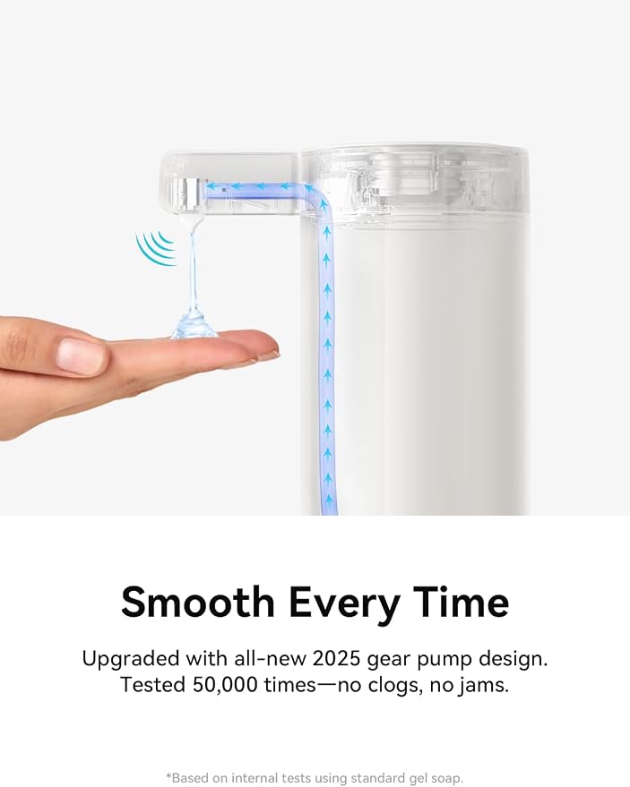 Touchless Automatic Soap Dispenser – Clog-Free Pump, Fast Sensor, USB-C - Image 3