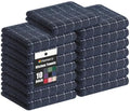 Homaxy 100% Cotton Terry Bulk Kitchen Towels, 15 Pack, Dark Grey by Homaxy