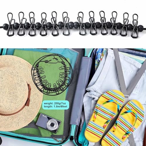 HAWATOUR Retractable Travel Clothesline - Image 4