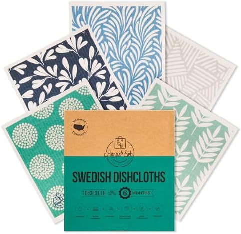 Harps&Seb Swedish Dishcloths for Kitchen Dish Towels by HarpsSeb