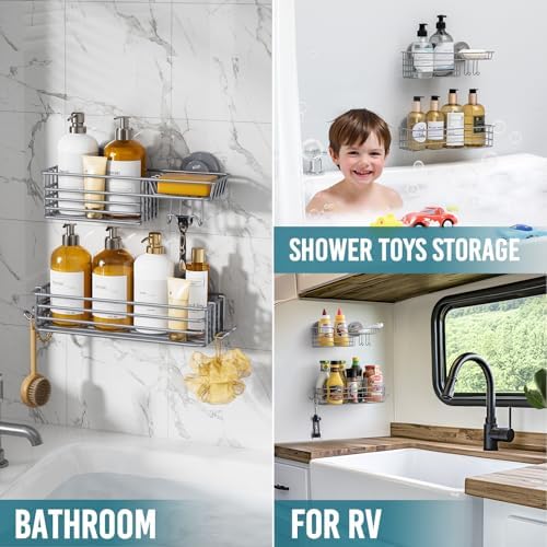 TAILI Shower Caddy Suction Cup 2 Pack - Image 5