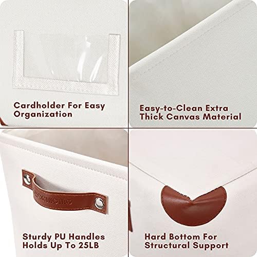 DECOMOMO Storage Bins, Large Fabric Storage Baskets - Image 6