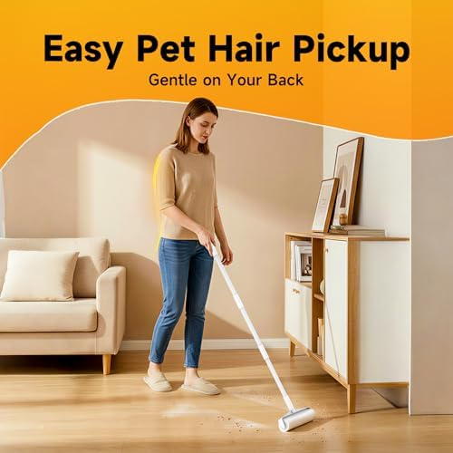 Large Lint Roller for Pet Hair, 9.44-Inch Wide, 400 Sheets - Image 5