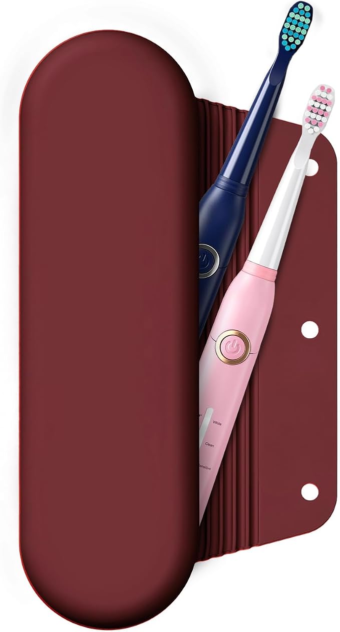 Silicone Electric Toothbrush Travel Case, Manual Toothbrush Travel Cover by iTokGok