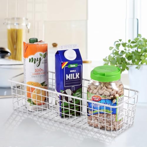 SheeChung Wire Storage Baskets, Metal Toilet Paper Basket Holder - Image 2