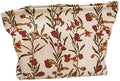 Floral Makeup Bags for Women, Corduroy Cosmetic Pouch Large Purse by SxoSyo