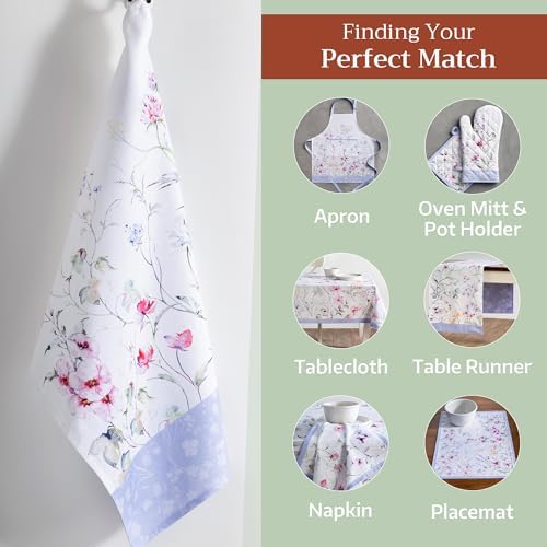 Maison d' Hermine Kitchen Towels Set of 3 Reusable 100% Cotton 27.50" x 20" - Image 6
