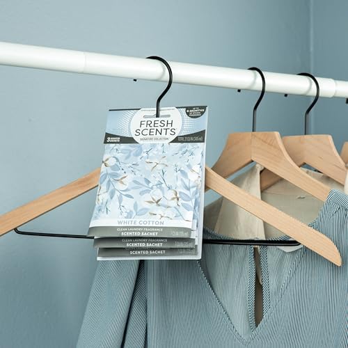 Fresh Scents White Cotton Scented Sachets 6 Pack - Image 6