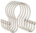 OEH Shower Curtain Hooks, Metal Shower Curtain Hangers, Double Hook Shower by OEH