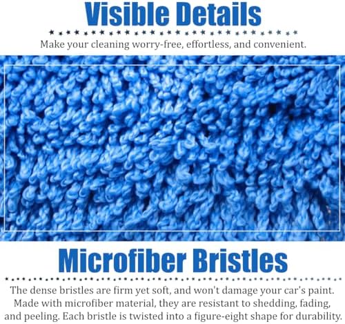 Car Duster Exterior Scratch Free, Microfiber Vehicle Dust Cleaning Brush - Image 6