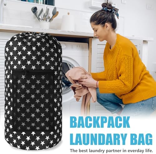 Laundry Bag Backpack, Extra Large Travel Laundry Bag - Image 2
