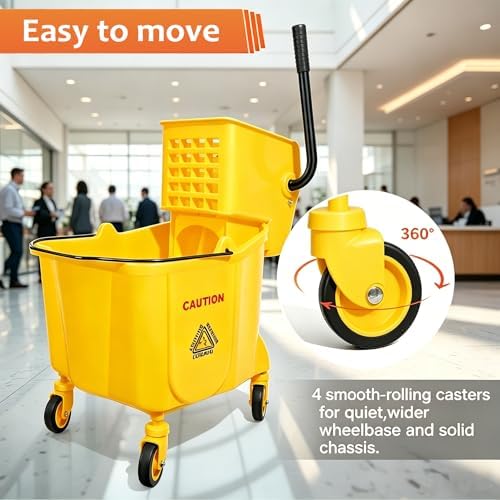 VOUBIEN 35 Qt Commercial Mop Bucket - Image 4