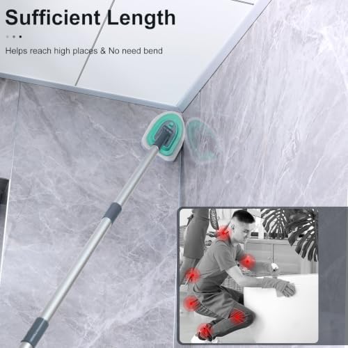 3 in 1 Tile Tub Shower Scrubber, Cleaning Brush - Image 7