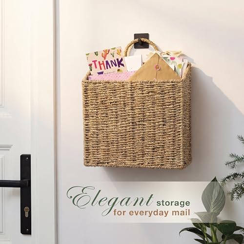 84ECO Set of 2 Seagrass Hanging Baskets - Image 2