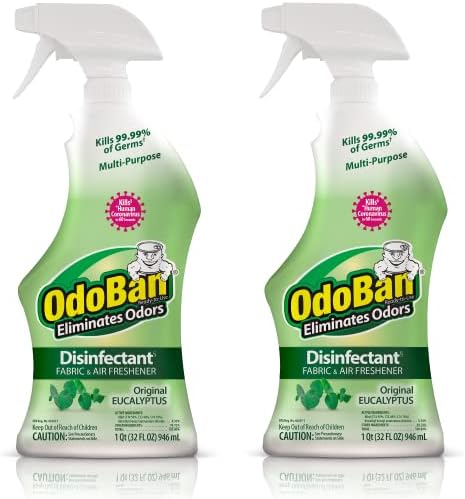 OdoBan Ready-to-Use Disinfectant and Odor Eliminator, 32 Ounces Each, Original by OdoBan