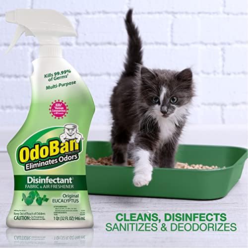 OdoBan Ready-to-Use Disinfectant and Odor Eliminator, 32 Ounces Each, Original - Image 5