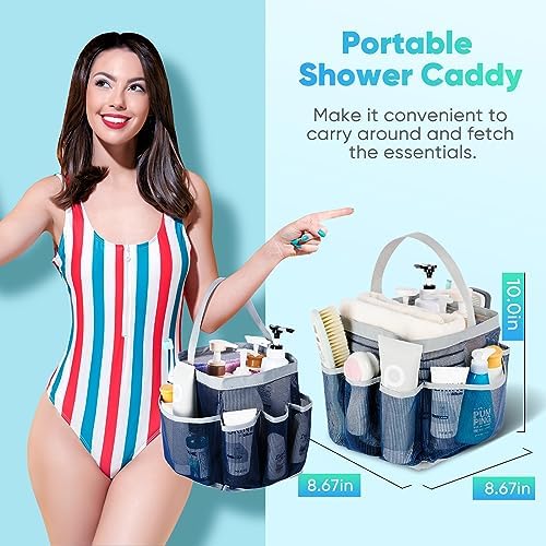 EUDELE Mesh Shower Caddy Portable - Image 3