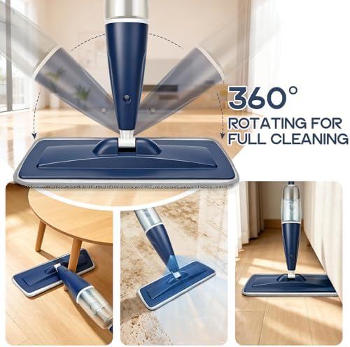 CLDREAM Microfiber Spray Mop for Hardwood Tile Floors Dust Cleaning - Image 4